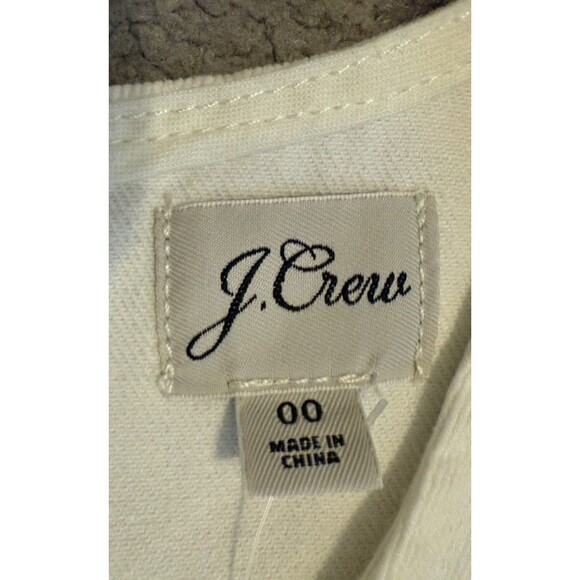 J Crew Denim Shift Dress Style AK257 Women's Size 00 White NWT - Picture 4 of 14